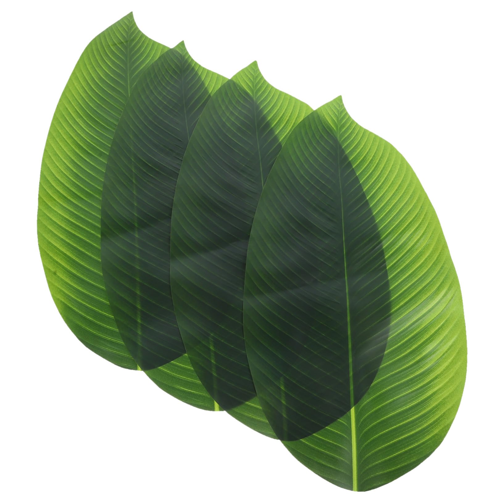 Amazon｜NUOLUX 4枚 模擬 葉っぱ ジャングル 葉っぱ 葉っぱ ドリンク